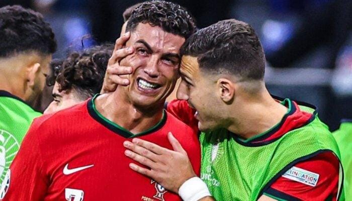 Cristiano Ronaldo Menangis Setelah Bawa Portugal Juara.